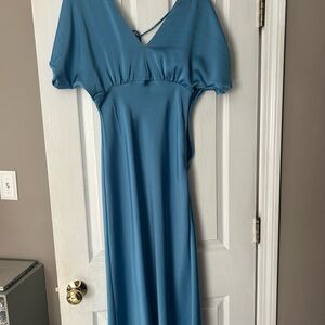 Hello Molly Teal Midi Dress